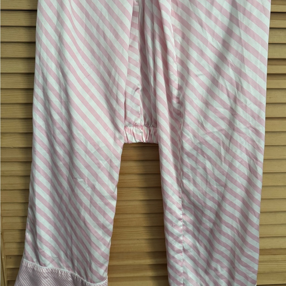 Victoria's Secret Pink and White Striped Pajama Bottoms xs